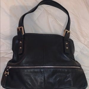 B Makowsky Black Handbag